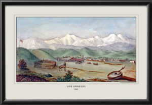 Los Angeles Ca 1848 from the south William Rich Hutton