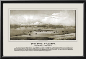 Longmont CO 1873 A.E. Mathews
