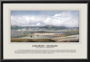Longmont CO 1873 Alfred E. Mathews
