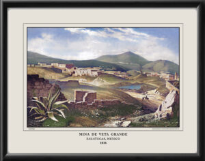 Mina de Veta Grande at Zacatecas, Mexico Carl Nebel 1836