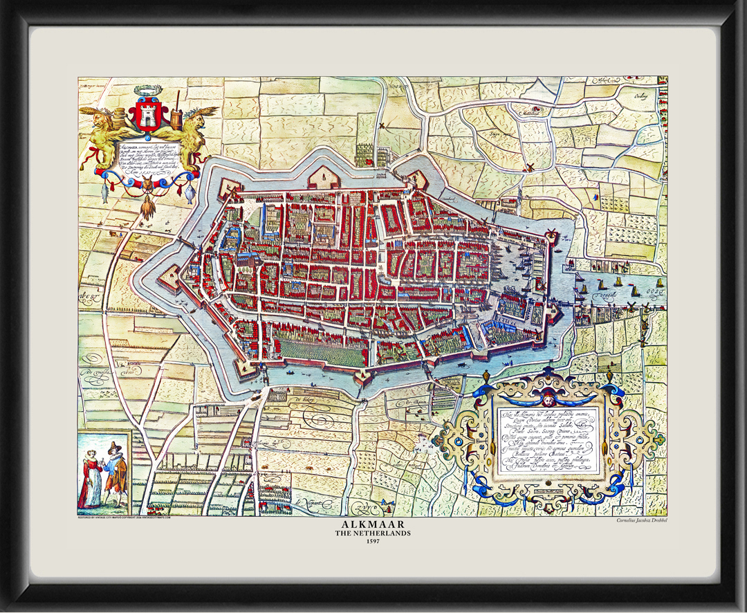 Vintage Netherlands Maps: Restored Old Maps of Netherlands
