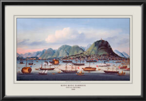 Hong Kong Harbour and the city of Victoria