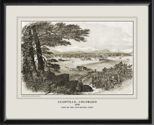 Leadville CO 1879 Frank Leslies Illustrated Newspaper