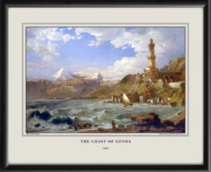 Genoa Italy 1854 Jasper Francis Cropsey