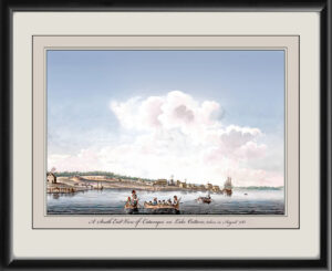 Southeast view of Cataraqui (Kingston) on Lake Ontario, 1783 James Peachey
