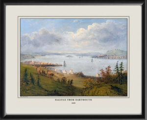 Halifax from Dartmouth 1838 William Henry Bartlett