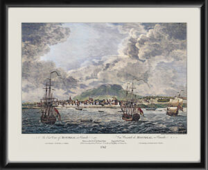 Montreal Canada 1762 Thomas Patten color