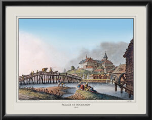 Bucharest Romania - The Palace at Bucharest 1810