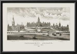 The Parliament Building, Parliament Square, Ottawa, Ontario,1881