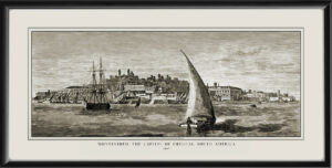 Montevideo Uruguay 1865 published in Harper's Weekly