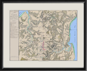 Williamsburg VA 1781 for Comte de Rochambeau during the Revolutionary War Jean Nicholas Desandrouins