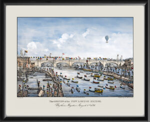 The Opening of the New London Bridge, 1831 by Talbot Thomas Bury