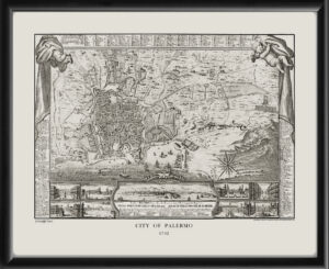 Palermo Italy 1742 Giuseppe Vasi