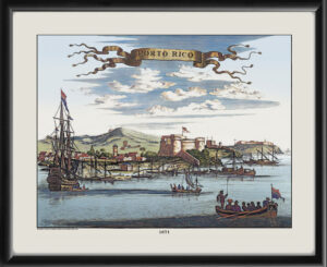 San Juan Puerto Rico 1671 Arnold Montanus