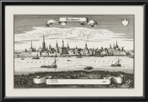 Dusseldorff Germany 1647 by Matthäus Merian