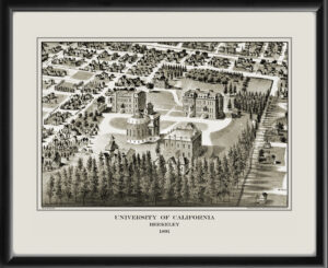 University of California, Berkeley CA 1891 by E.S. Moore