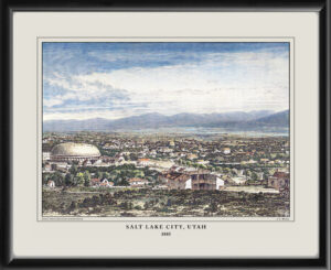 Salt Lake City UT 1885 J.C. Brown