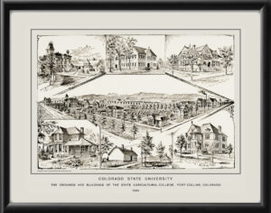 Colorado State University 1894 - Colorado Agricultural College J. Ricker