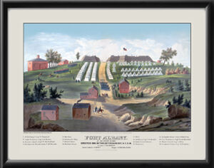 Fort Albany, Arlington Heights VA 1862 published by E.F. Ruhl