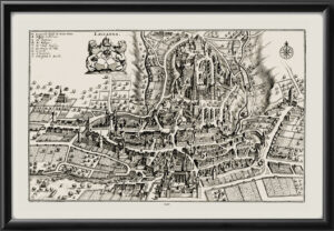 Lausanne Switzerland by Matthäus Merian 1642