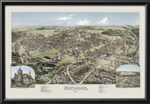 Dunmore PA 1892 TM Fowler color