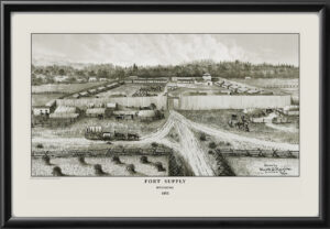 Fort Supply WY 1853 Merritt D Houghton produced in 1919