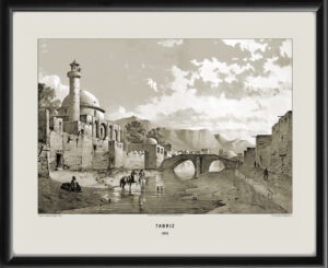 Tabriz Iran 1851 Eugène Flandin, peintre, et Pascal Coste