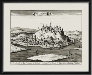 Belgrade Serbia 1683 Giovanni Giacomo De Rossi