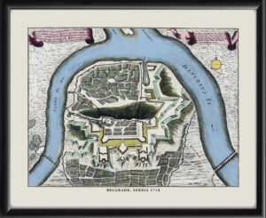 Belgrade Serbia 1718 Christoph Weigel
