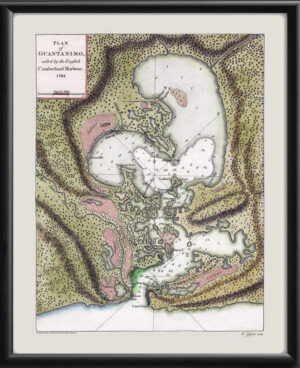 Guantanamo Guantanamo, Cuba 1763 Plano de Guantanimo Chiamato dagl' Inglesi Porto di Cumberland Thomas Jefferys