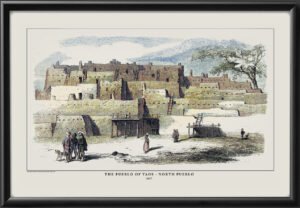 Taos Pueblo, New Mexico, 1857