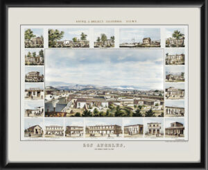 Los Angeles CA 1857 #2 (Color)