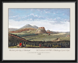 Edinburgh Scotland 1753 - West View of the City by Paul Sandby