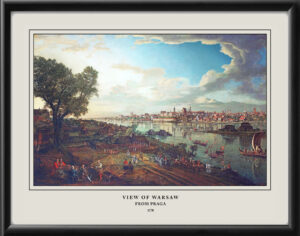 Warsaw Poland 1770 View of Warsaw with the Vistula from the Praga Suburb by Bernardo Bellotto