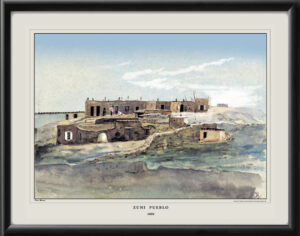 Zuni Pueblo 1880 Peter Moran