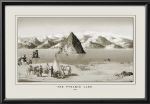 Pyramid Lake NV 1845 Charles Preuss