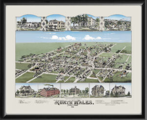 North Wales PA 1886 Oakley Hoopes Bailey color