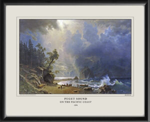 Puget Sound WA 1870 - Puget Sound on the Pacific Coast 1870 Albert Bierstadt