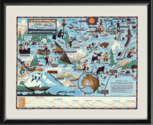 Mt. McKinley (Denali) National Park, Alaska, created by Lucas Harrison 1937