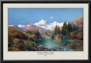 Path of Souls ID 1896 Thomas Moran - A Snowy Mountain Range