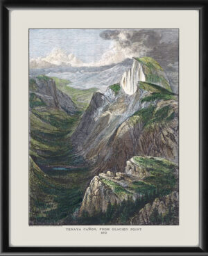 Tenaya Cañon, from Glacier Point - Yosemite National Park 1872