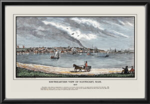Nantucket MA John Warner Barber engraved by S.E. Brown 1839