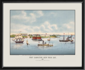 Fort Hamilton, Brooklyn NY 1852 Jaques & Brother