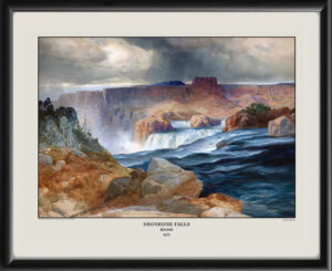 Shoshone Falls Idaho 1875 Thomas Moran