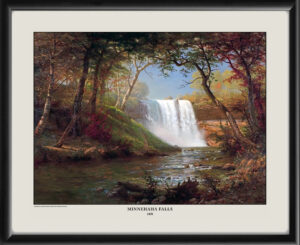 Minnehaha Falls Minneapolis MN 1870 Albert Bierstadt