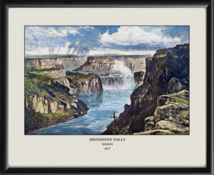 Shoshone Falls on the Snake River in Idaho 1877