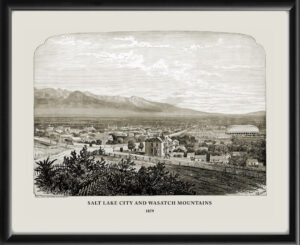 Salt Lake City UT 1879 by A. Will