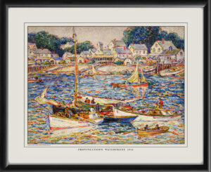 Provincetown MA 1916 Waterfront by Reynolds Beal oil painting