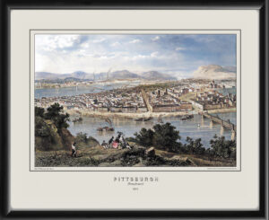 Pittsburgh PA 1855 Edward Willmann