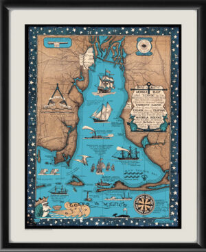 Mobile Bay AL 1937 by W. N. Holmes
